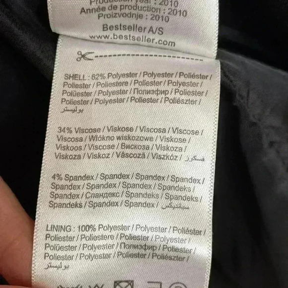 ONLY love collection black detailed blazer Size 4 Excellent Condition - Picture 6 of 6